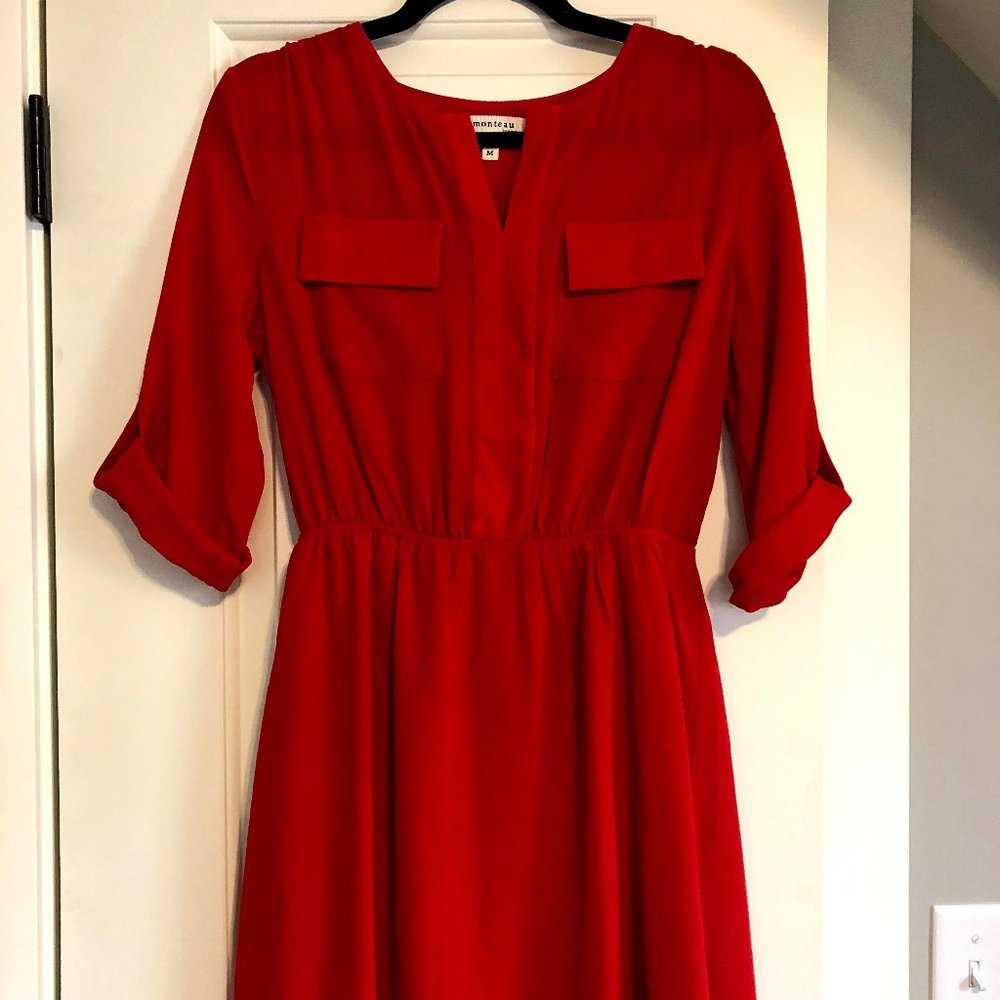 Monteau Red Dress